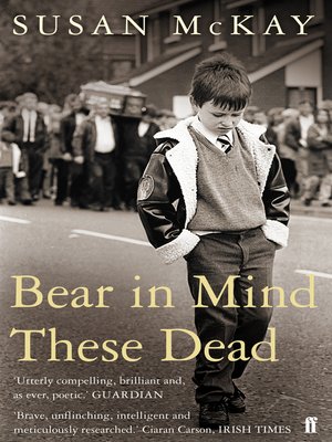 cover image of Bear in Mind These Dead